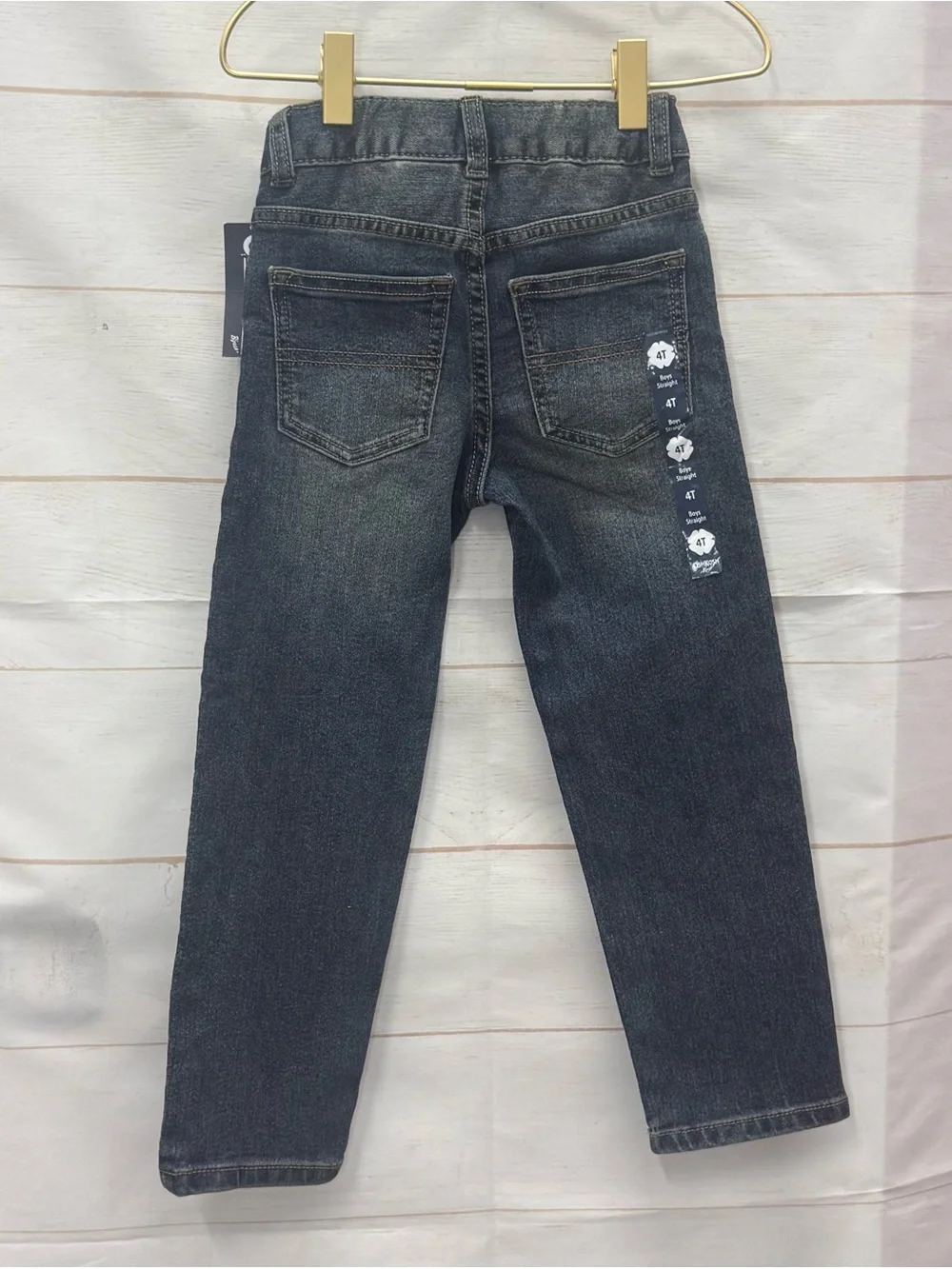 OshKosh B'gosh Kids' Dark Wash Straight Jeans - Blue Size 4t